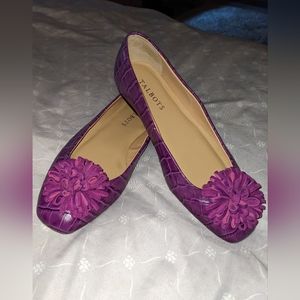 Talbot's Stella Pom Pom Flats